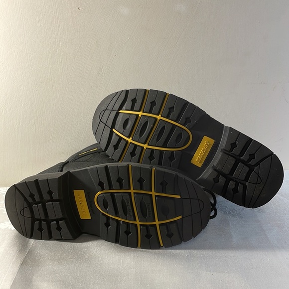 Brahma Mens Black Steel Toe Work Boot - Thinsulate Water Resistant Size 7W - Picture 5 of 7